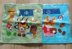 ぐんまちゃん 温泉 ミニタオル 2枚セット