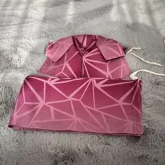 浴衣　作り帯　パープル