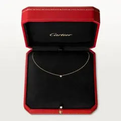 R*M様 【保証書付】カルティエ ダムール ネックレス XS K18YG ダイヤ
