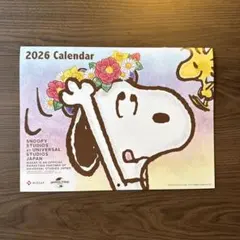 スヌーピー 2026年壁掛けカレンダー 日生