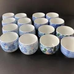 昭和レトロ　湯呑み茶碗　まとめ売り16客