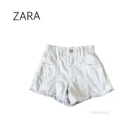 ZARA kids ホワイトデニム ショートパンツ 116