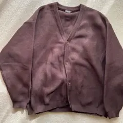 ブラウンカーディガン　厚手