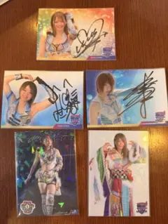 女子プロレス　マリーゴールド　岩谷麻優15周年　カード　レアカード全5種 女子プロレス マリーゴールド 岩谷麻優15周年 カード レアカード全5種