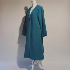 chocol raffine robe ノーカラー　ロングコートのサムネイル