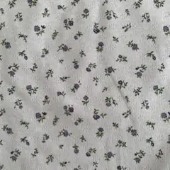 ニット生地 花柄