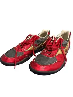 MIZUNO スローイングシューズ レッド ゴールド オーダーメイドのサムネイル