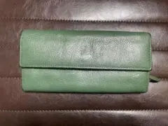 イルビゾンテ　ロングウォレット　長財布　グリーン