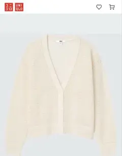 UNIQLOユニクロ　メッシュショートカーディガン