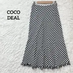 COCO DEAL ココディール インド製 ギンガムチェックスカート コットンのサムネイル