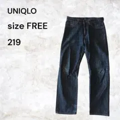 UNIQLO ストレートデニム サイズFREE
