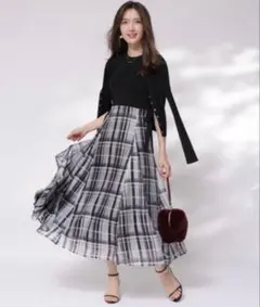美品 アプワイザーリッシェ スカラVネックドッキングワンピース - メルカリ