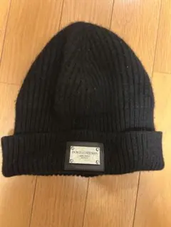 ドルチェ＆ガッバーナ ブラックニットキャップ