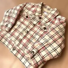 リーバイス　ベビー　裏ボアキルティングチェックジャケット