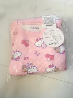 ハローキティ キルト パジャマ 上下セット ピンク 90 キッズ ベビー