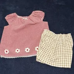 80cm 西松屋 トップス 半袖 ノースリーブ 半ズボン