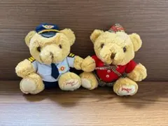 Bahlsen バールセン ビンテージ テディベア ぬいぐるみ 2体セット