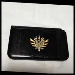 ニンテンドー 3DS LL 本体 モンハン4 ゴアマガラブラック 割れ ジャンク