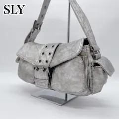 SLY シルバー ワンショルダーバッグ Y2K バックルのサムネイル