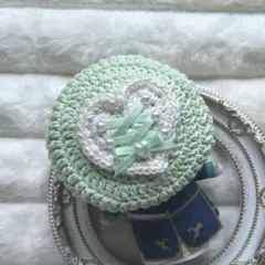 【ラスト１点】　10㎝ぬい　にじぱぺ　ベレー帽　ぬい服　グリーン