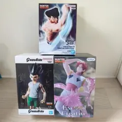 HUNTER×HUNTER フィギュア 3種セット ゴン ナックル ヒソカ　新品
