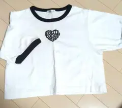 INGNI ハートロゴ クロップドTシャツ