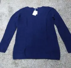 タイムセール☆LABORATORY WORK☆ネイビー 長袖ニット M