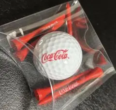 【新品未使用•米国購入品】コカコーラ ゴルフボール ティーSET