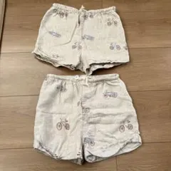 H&M 自転車柄 パンツ　半ズボン　 90