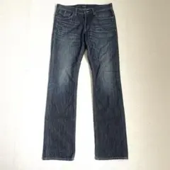 バーバリーブラックレーベル ストレートデニム インディゴ 73 ノバチェック