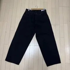GAP ブラック ワイドレッグデニム 30 | 30