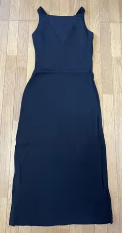 黒　ロングワンピース　レディース　イタリア製