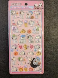 正規品　PEANUTS ボンボンドロップシール スヌーピー　きょうだいたち