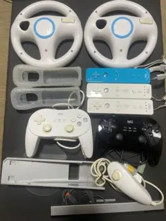 Wii周辺機器セット（リモコン・ハンドル）
