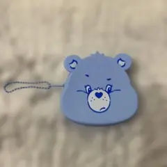 未使用　ケアベア　シリコンケース　ブルー　ガチャガチャ　即日発送