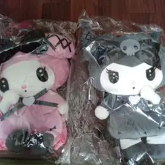 真夜中のメロクロスペシャル　 ぬいぐるみセット　メロディ クロミ Amazon.co.jp: サンリオ(SANRIO) ぬいぐるみセット（真夜中の