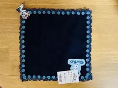 最終お値下げ【新品】近沢レース　ハンカチ（ブルーダル）ネイビー