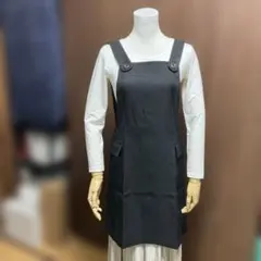 エステ用エプロン　ブラック　Mサイズのサムネイル