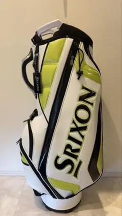Srixon スタンド式キャディバッグ ホワイト/イエロー
