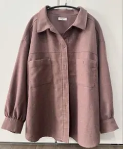 Samansa Mos2 blue ジャケット　アウター　ピンク　春服