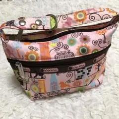 レスポートサック★ハンドル付きポーチ★バニティ★持ち手ポーチ★ミニバッグ