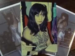 ミミ萩原  直筆サイン色紙 ・生写真3枚セット　● 全日本女子プロレス ミミ萩原 直筆サイン色紙 ・生写真3枚セット ○ 全日本女子