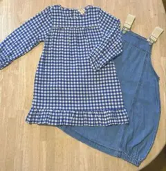 子供　ワンピース　ジャンパースカート　まとめ売り　130cm