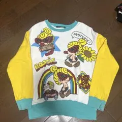 HYSTERIC MINI カラフルキャラクター トレーナー 120cm