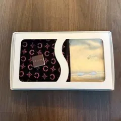 【未使用】ブランドタオルハンカチ 2枚セット セリーヌ / ニナリッチ 箱付き