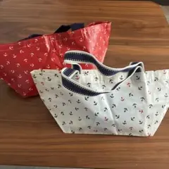 イカリ柄ナイロンバッグ