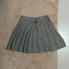 ニコアンド　グレー　ニットスカート