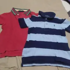 Ralph Lauren 赤とPolo 青 ポロシャツ 90