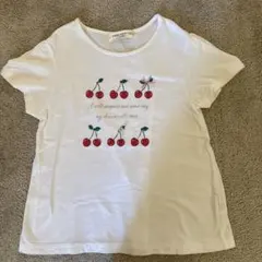 familiar ファミリア ハート柄 半袖Tシャツ ホワイト - メルカリ