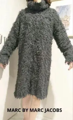 MARC BY MARC JACOBS グレー 長袖ワンピース XS【超美品】 MARC BY MARC JACOBS グレー 長袖ワンピース XS【超美品】 MARC BY